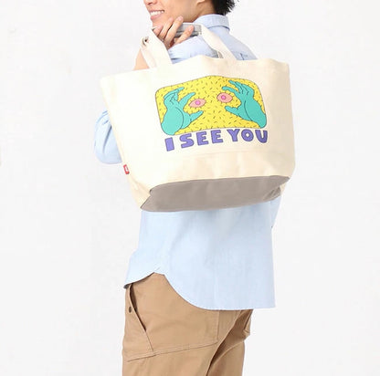 SAYORI WADA CANVAS TOTE MEDIUM